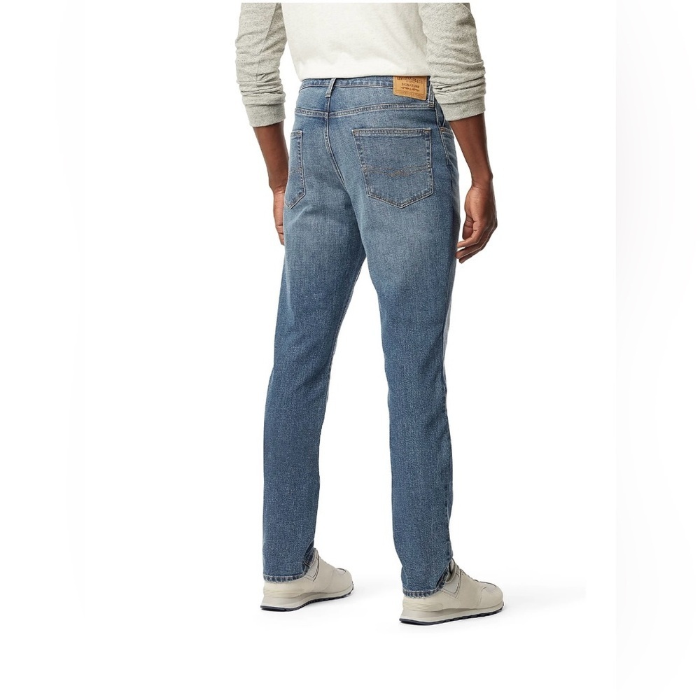 Levi Strauss Signature Men's Straight Fit Jeans in Blue - Picture 8 of 10